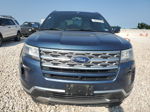 2018 Ford Explorer Limited Синий vin: 1FM5K7F84JGC84436