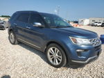 2018 Ford Explorer Limited Blue vin: 1FM5K7F84JGC84436