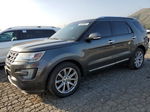 2017 Ford Explorer Limited Gray vin: 1FM5K7F85HGA34858