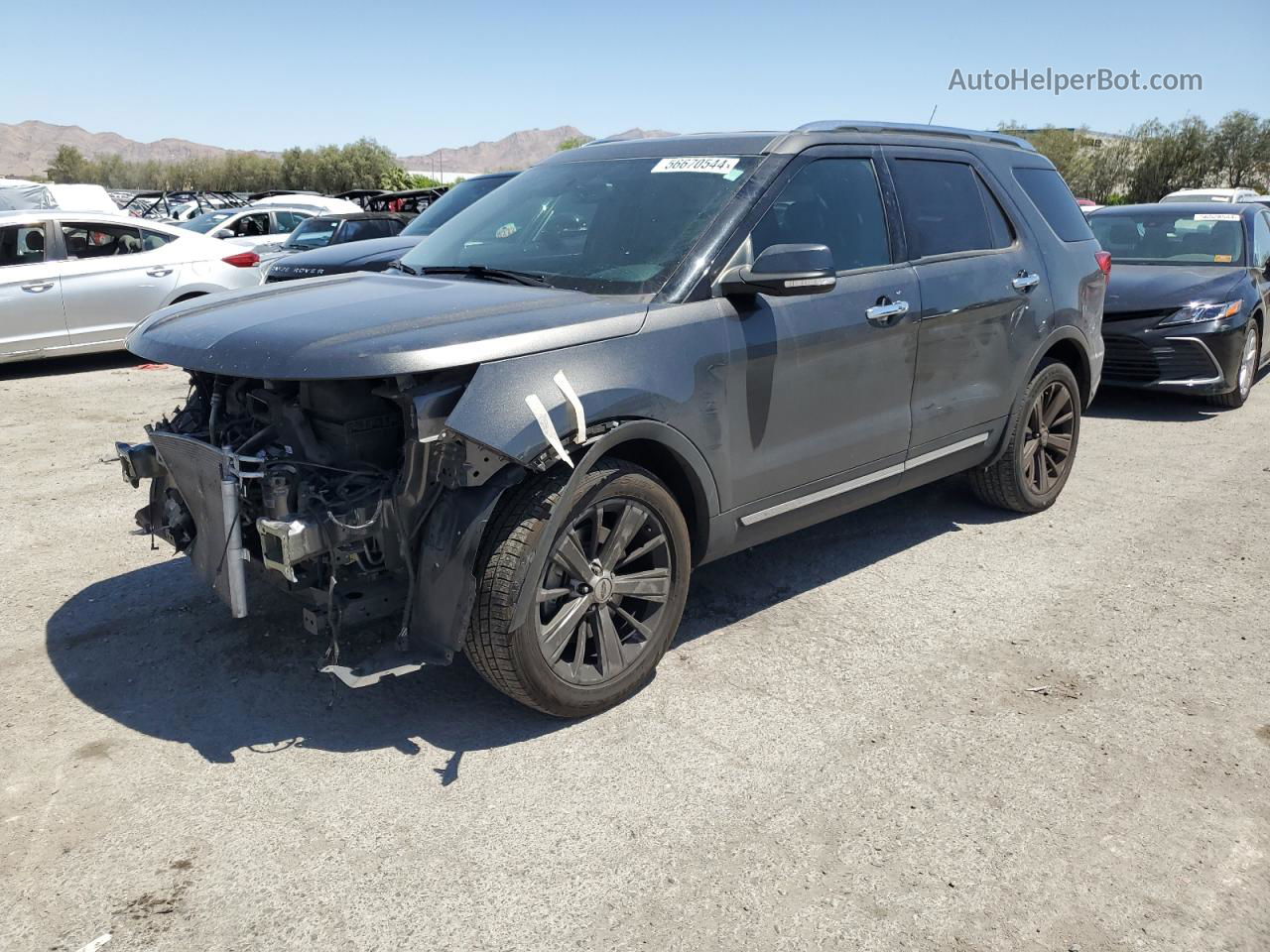 2018 Ford Explorer Limited Charcoal vin: 1FM5K7F85JGA21551