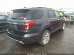 2017 Ford Explorer Limited Gray vin: 1FM5K7F86HGA89898