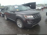 2017 Ford Explorer Limited Gray vin: 1FM5K7F86HGA89898