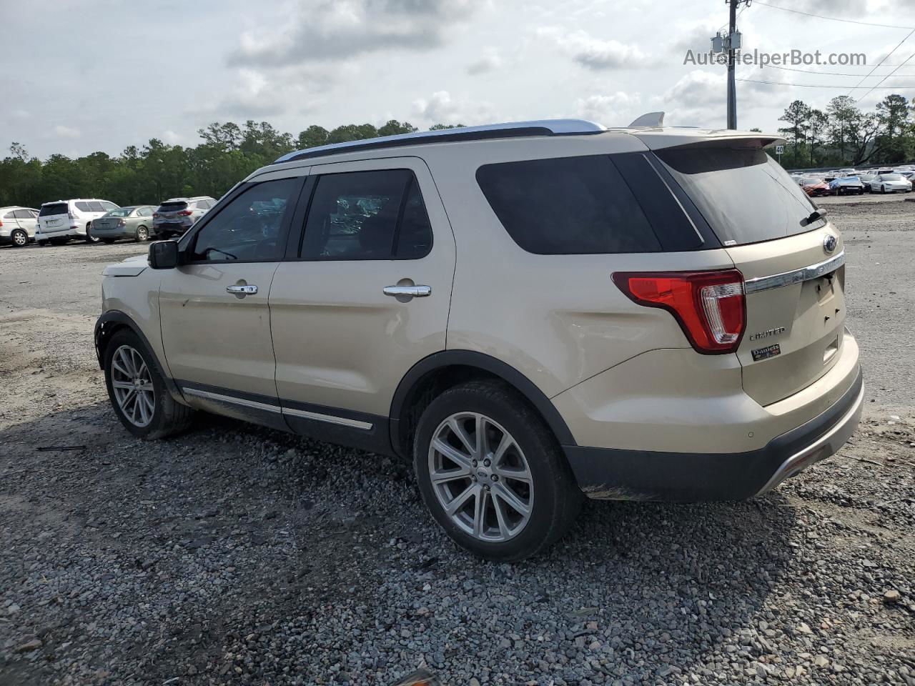 2017 Ford Explorer Limited Золотой vin: 1FM5K7F86HGC22689