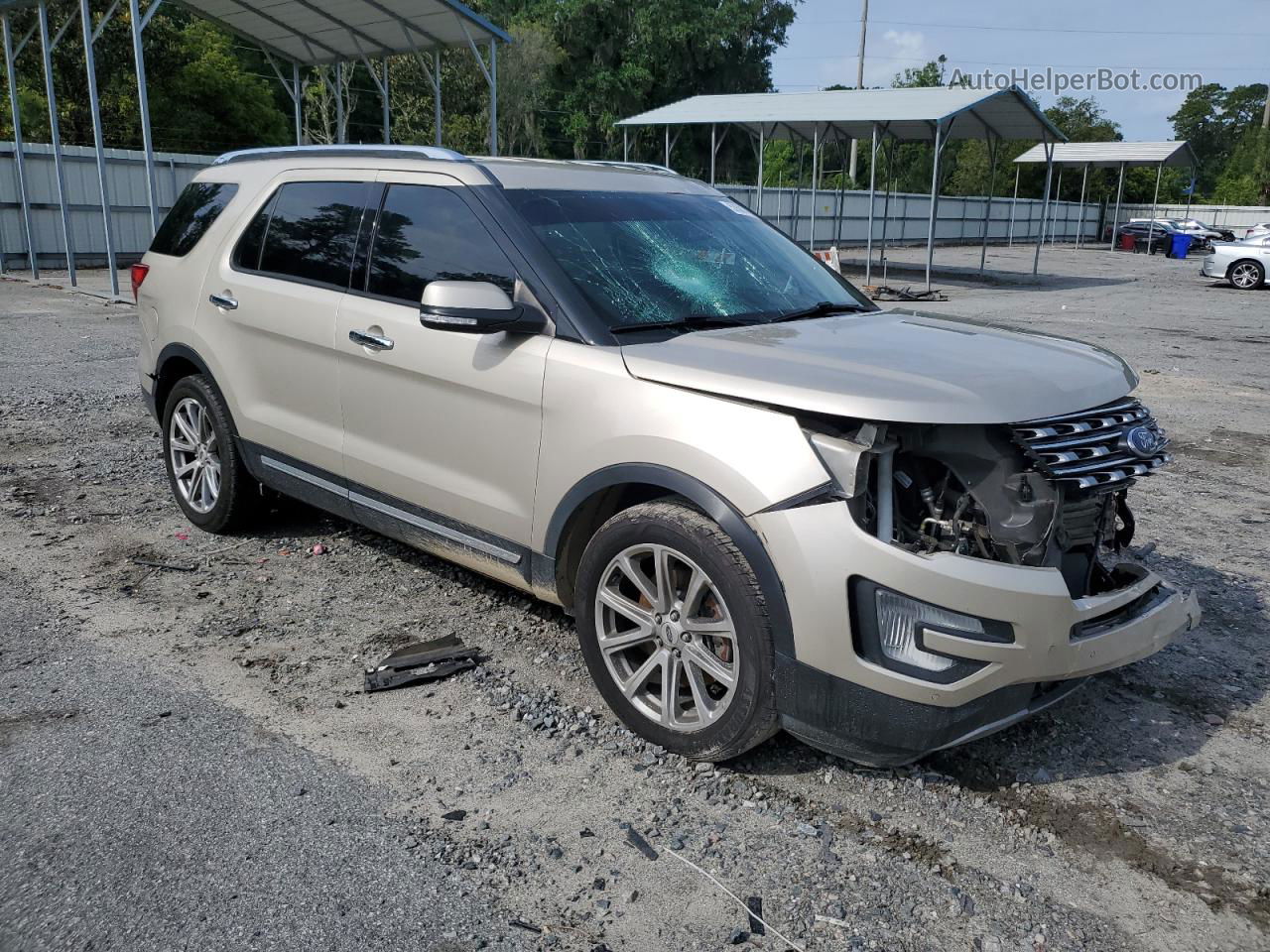 2017 Ford Explorer Limited Золотой vin: 1FM5K7F86HGC22689