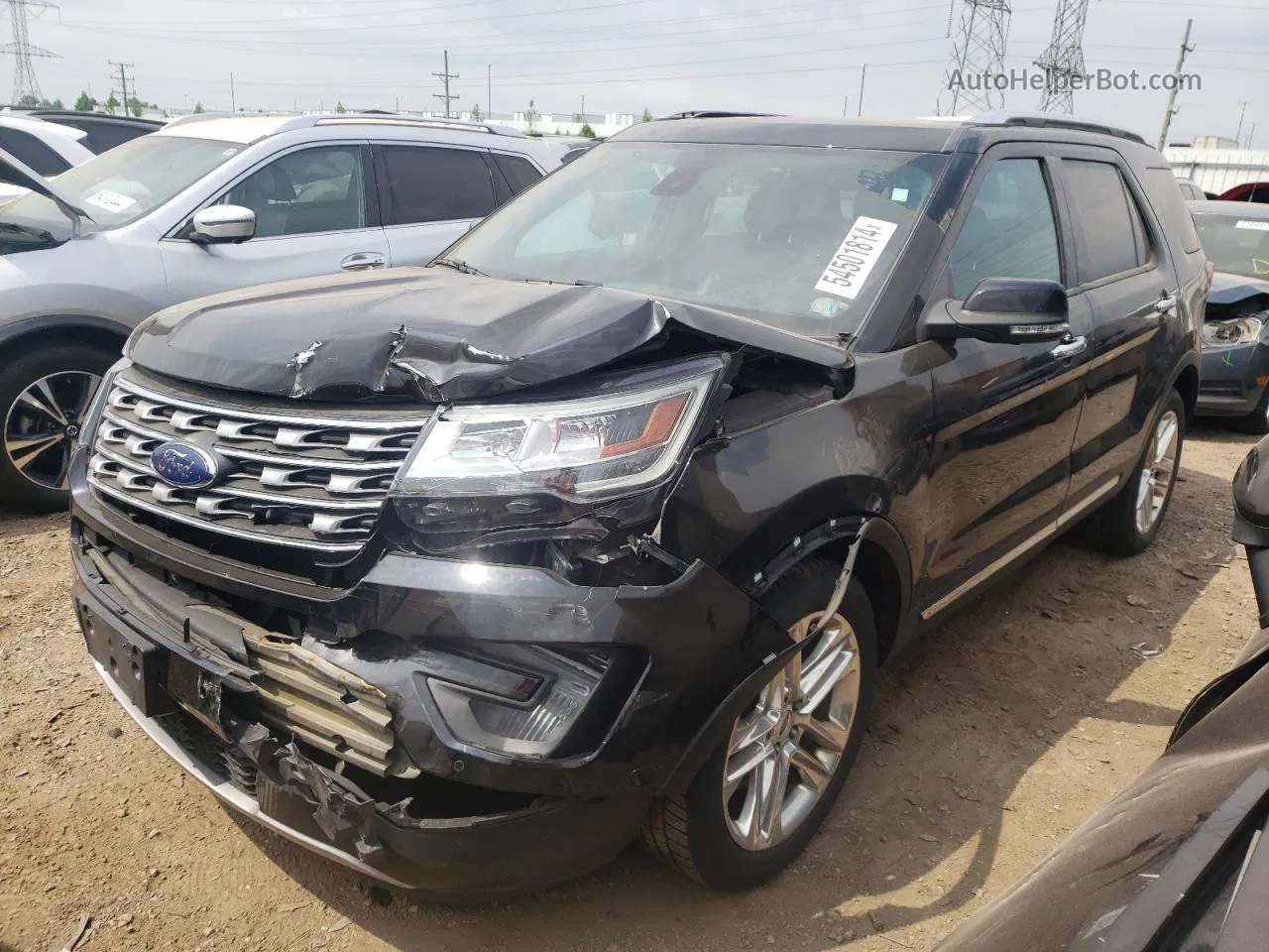 2017 Ford Explorer Limited Black vin: 1FM5K7F86HGC30260