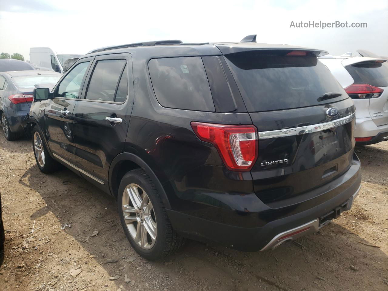 2017 Ford Explorer Limited Black vin: 1FM5K7F86HGC30260