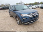 2018 Ford Explorer Limited Blue vin: 1FM5K7F86JGA26483