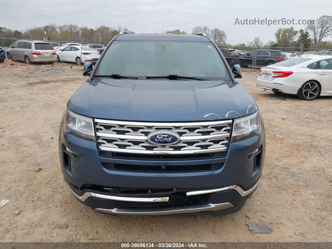 2018 Ford Explorer Limited Blue vin: 1FM5K7F86JGA26483