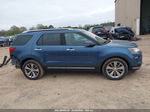 2018 Ford Explorer Limited Blue vin: 1FM5K7F86JGA26483