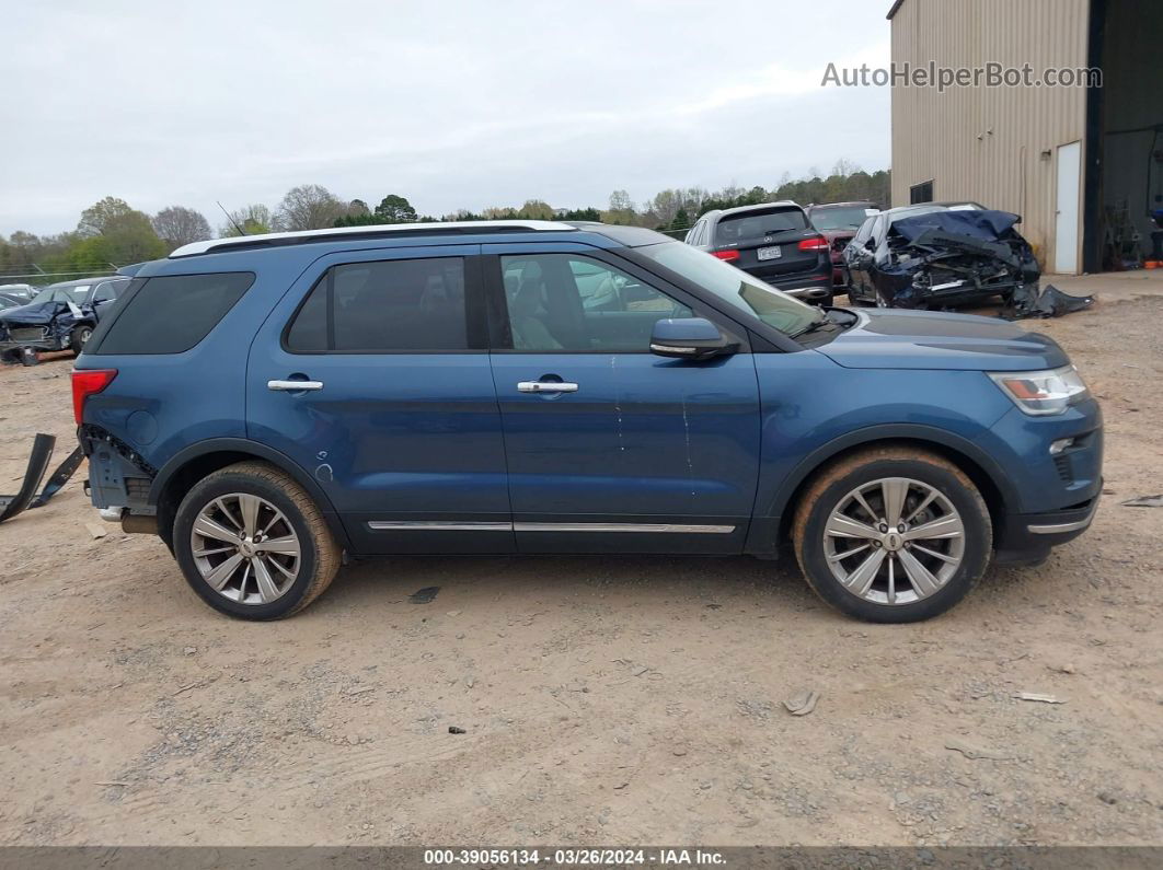 2018 Ford Explorer Limited Blue vin: 1FM5K7F86JGA26483