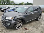 2017 Ford Explorer Limited Charcoal vin: 1FM5K7F87HGA23537