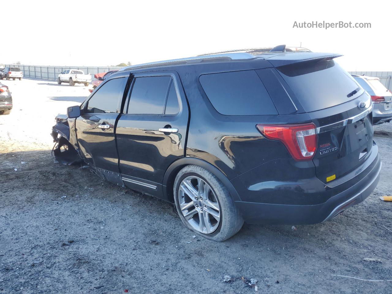 2017 Ford Explorer Limited Black vin: 1FM5K7F87HGD96237