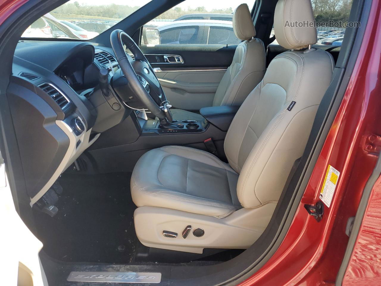 2018 Ford Explorer Limited Red vin: 1FM5K7F87JGB51430