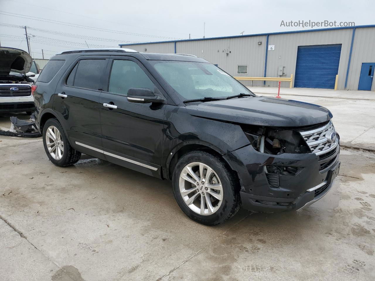 2018 Ford Explorer Limited Black vin: 1FM5K7F87JGC54444