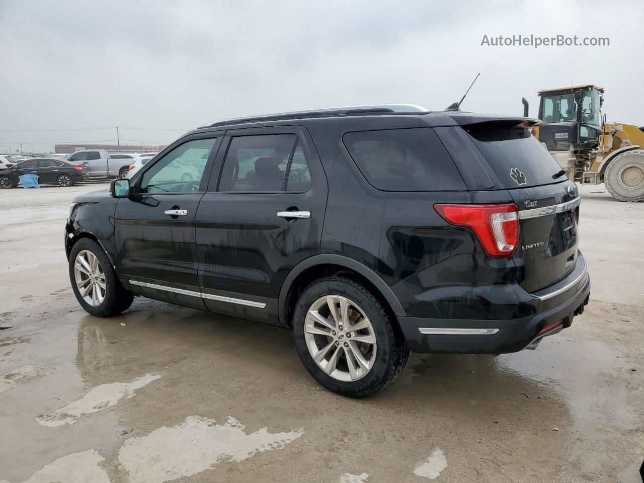 2018 Ford Explorer Limited Black vin: 1FM5K7F87JGC54444