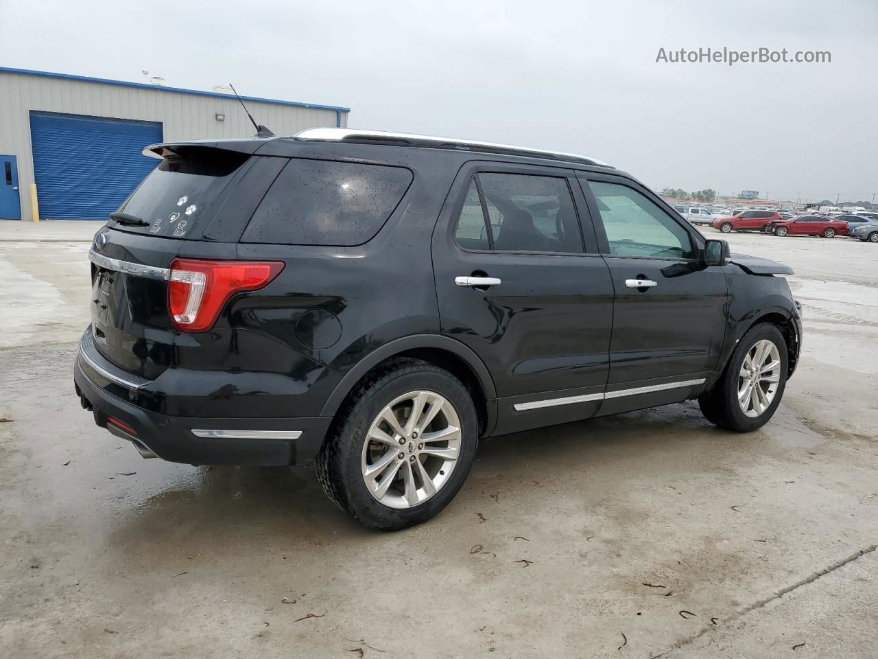 2018 Ford Explorer Limited Black vin: 1FM5K7F87JGC54444