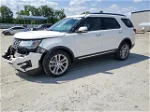 2017 Ford Explorer Limited White vin: 1FM5K7F88HGD95503