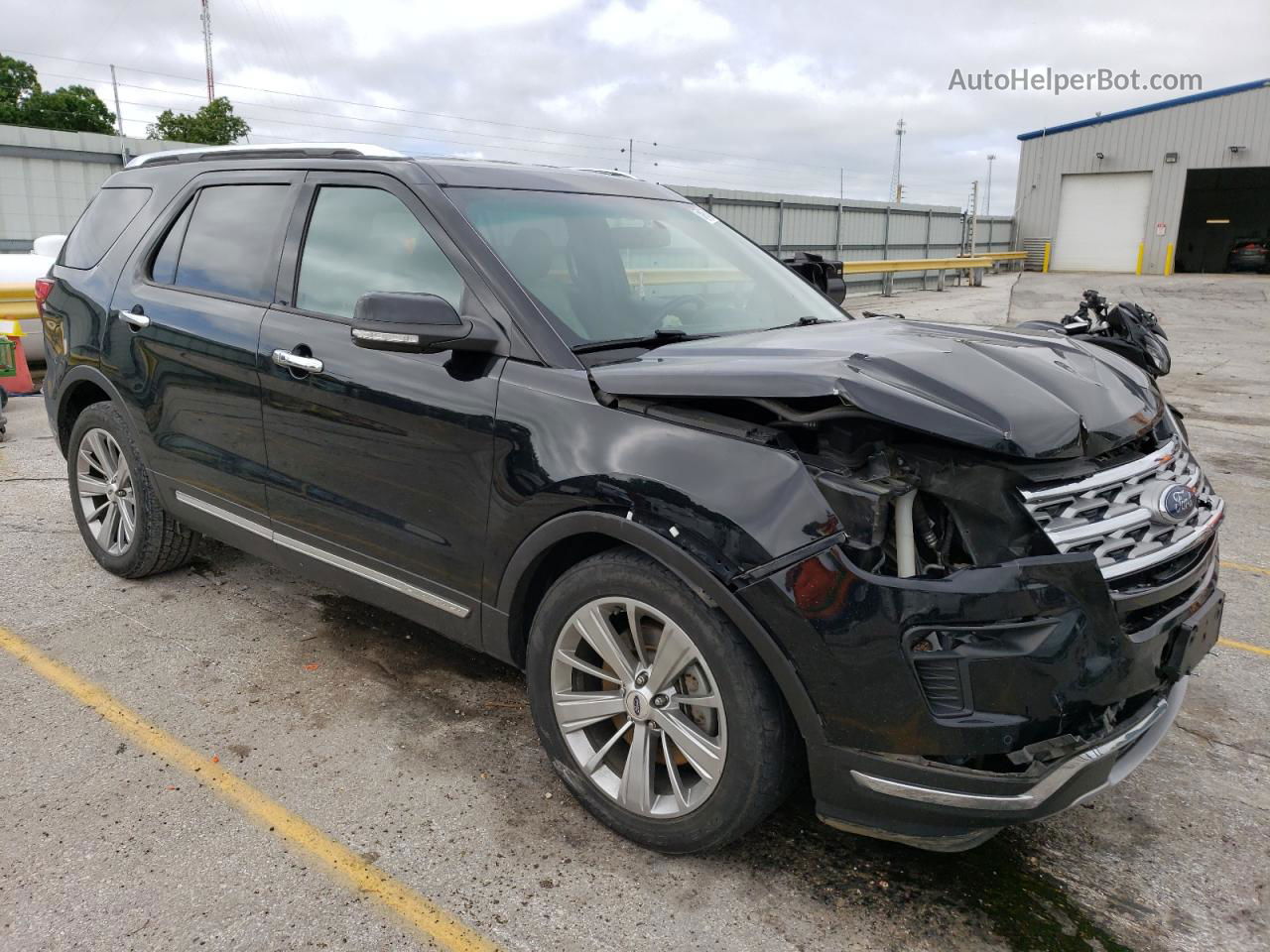 2018 Ford Explorer Limited Black vin: 1FM5K7F88JGA99130