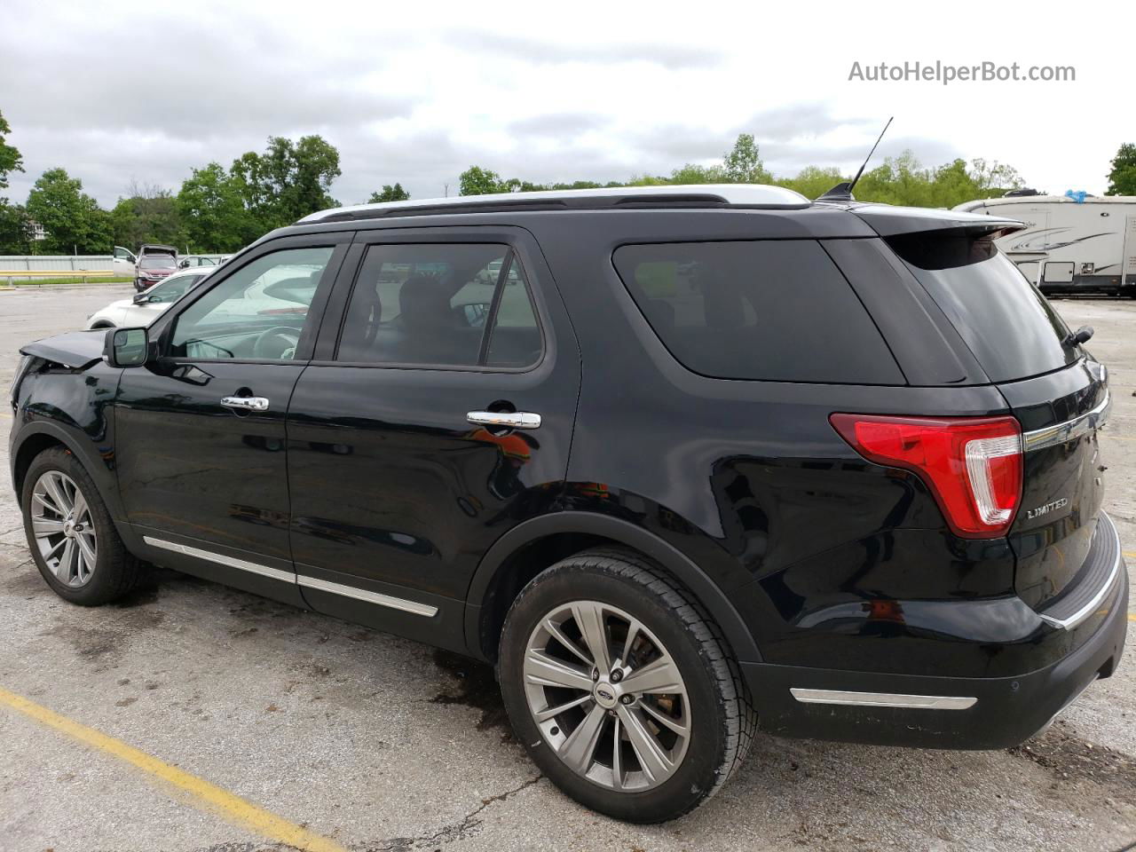 2018 Ford Explorer Limited Black vin: 1FM5K7F88JGA99130