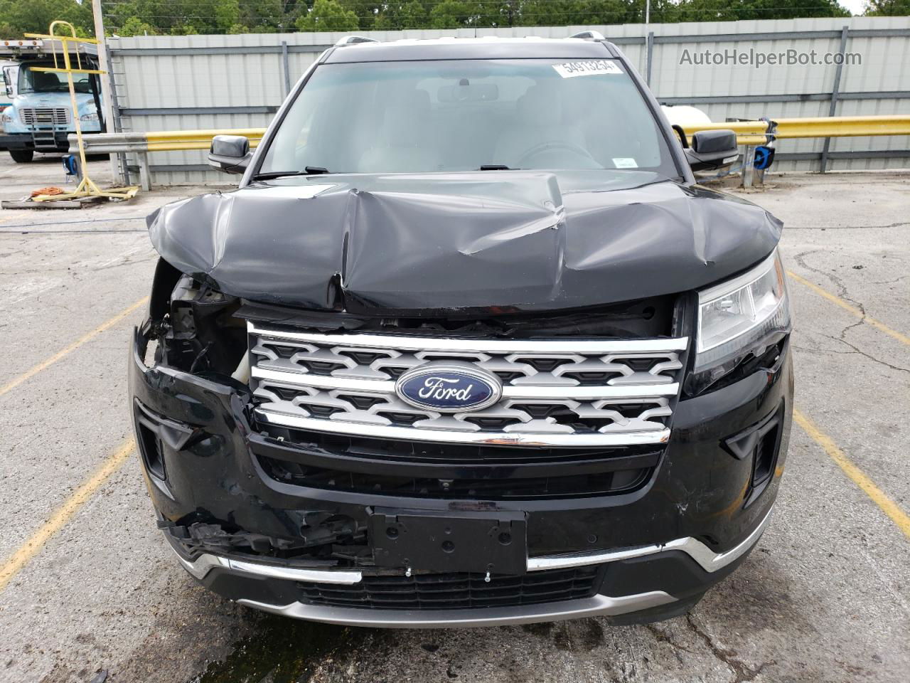 2018 Ford Explorer Limited Black vin: 1FM5K7F88JGA99130