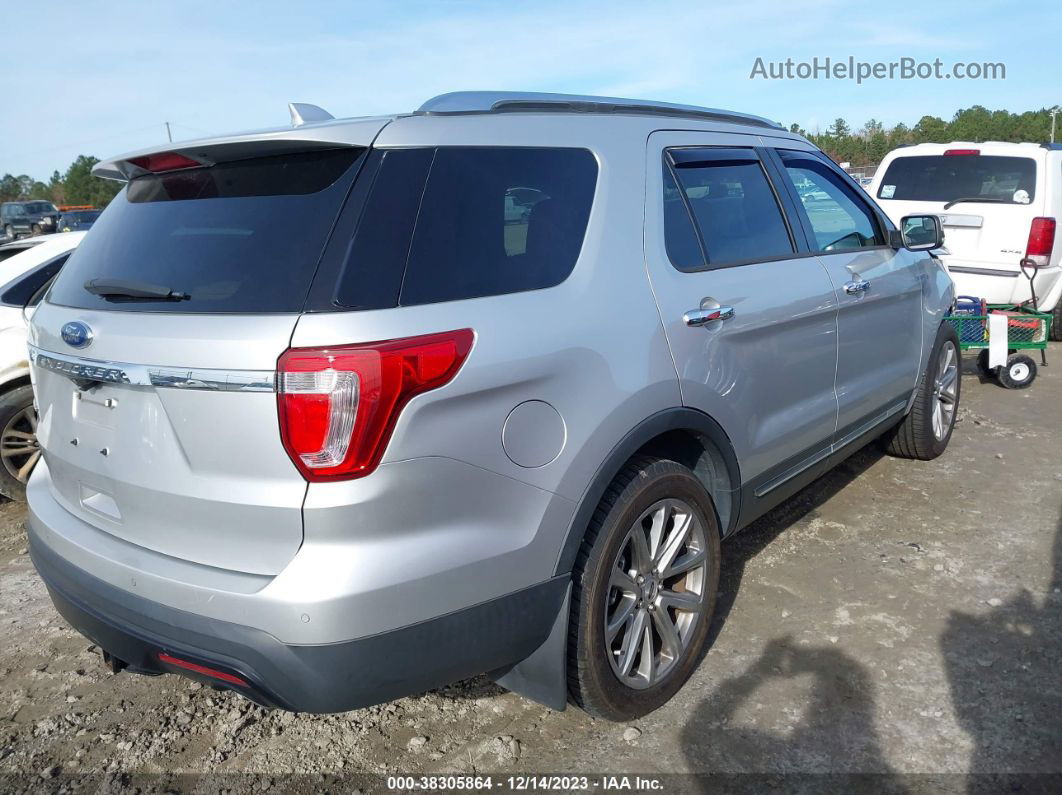 2017 Ford Explorer Limited White vin: 1FM5K7F89HGB82012