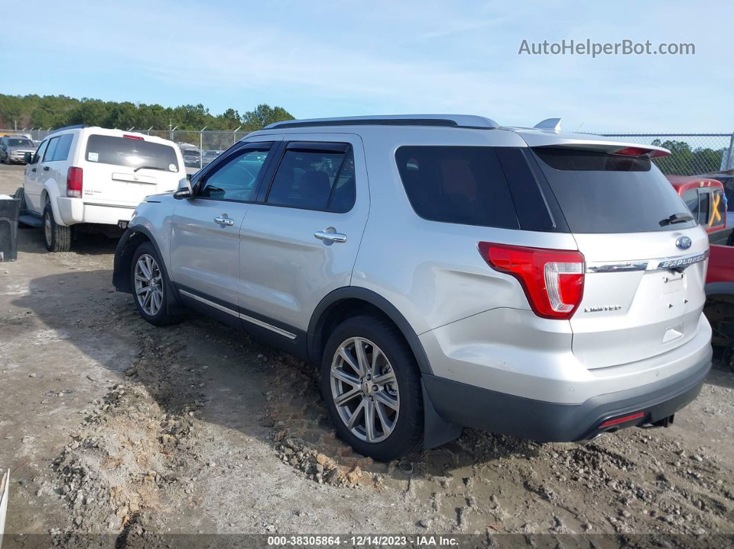 2017 Ford Explorer Limited White vin: 1FM5K7F89HGB82012