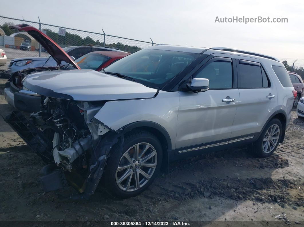 2017 Ford Explorer Limited White vin: 1FM5K7F89HGB82012