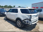 2017 Ford Explorer Limited White vin: 1FM5K7F8XHGE36956