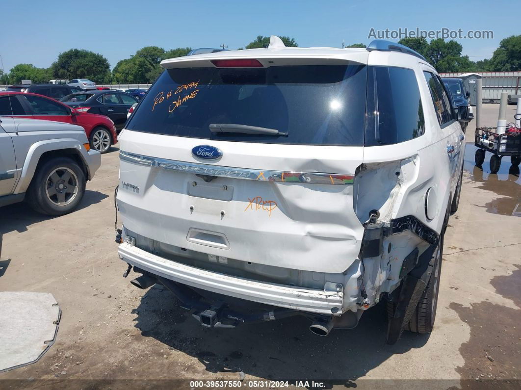 2017 Ford Explorer Limited White vin: 1FM5K7F8XHGE36956