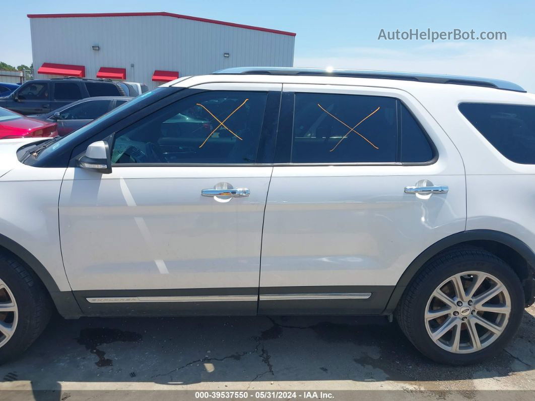 2017 Ford Explorer Limited White vin: 1FM5K7F8XHGE36956