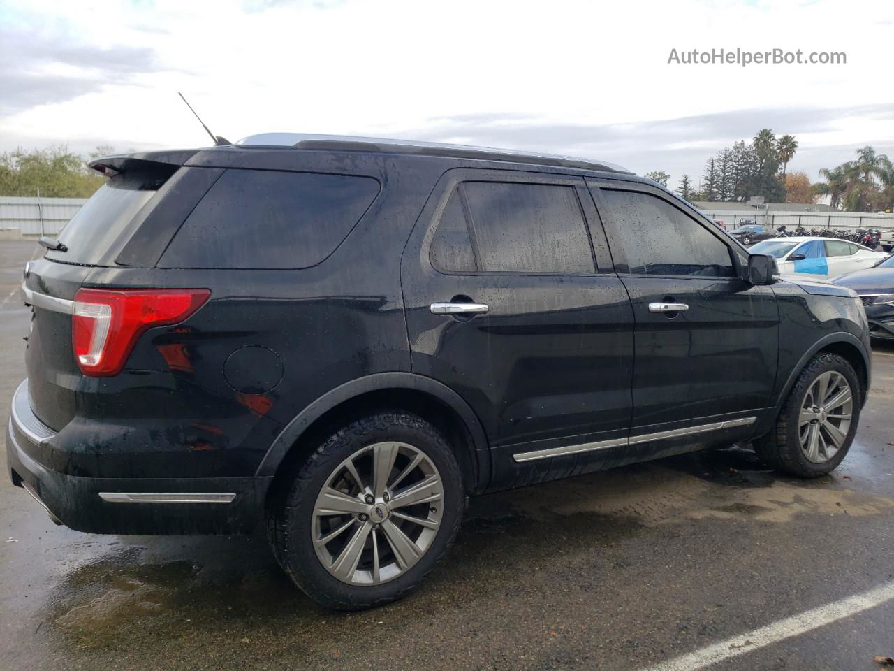 2018 Ford Explorer Limited Black vin: 1FM5K7F8XJGA82121