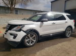 2018 Ford Explorer Limited White vin: 1FM5K7FH0JGB43637