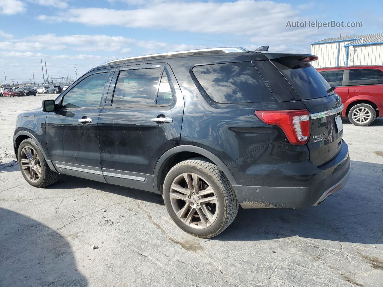 2016 Ford Explorer Limited Black vin: 1FM5K7FH1GGB71617