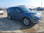 2018 Ford Explorer Limited Blue vin: 1FM5K7FH1JGB51083