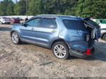 2018 Ford Explorer Limited Blue vin: 1FM5K7FH1JGB51083