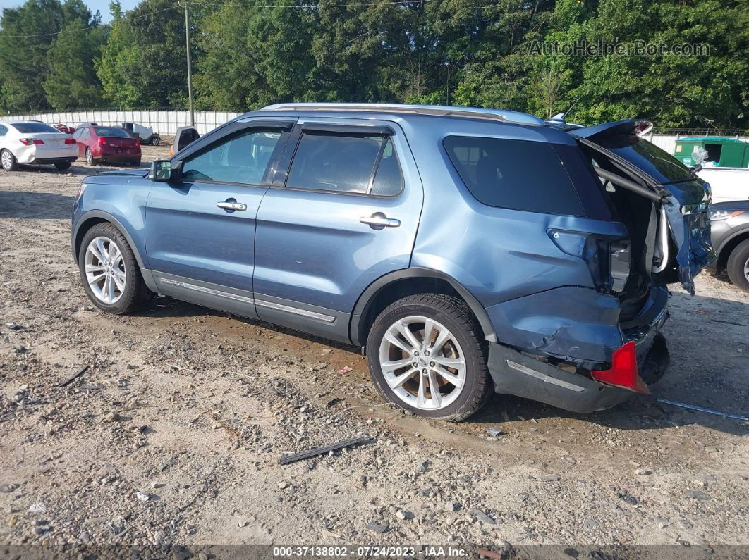 2018 Ford Explorer Limited Blue vin: 1FM5K7FH1JGB51083