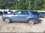 2018 Ford Explorer Limited Blue vin: 1FM5K7FH1JGB51083