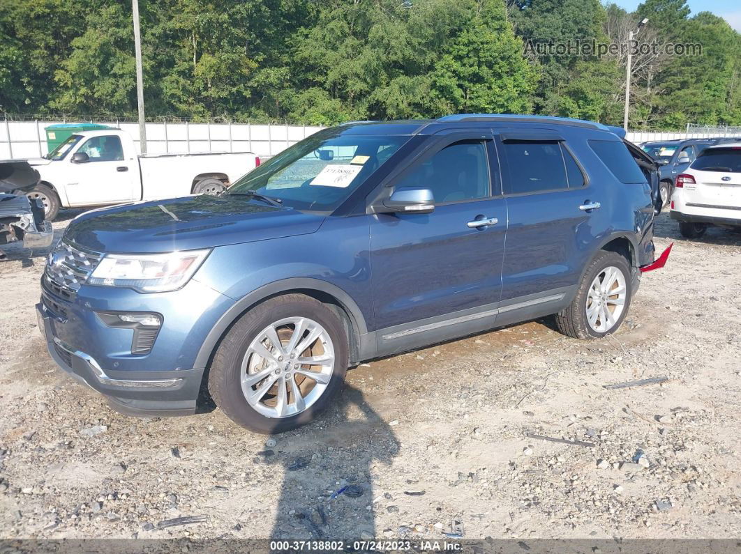 2018 Ford Explorer Limited Blue vin: 1FM5K7FH1JGB51083