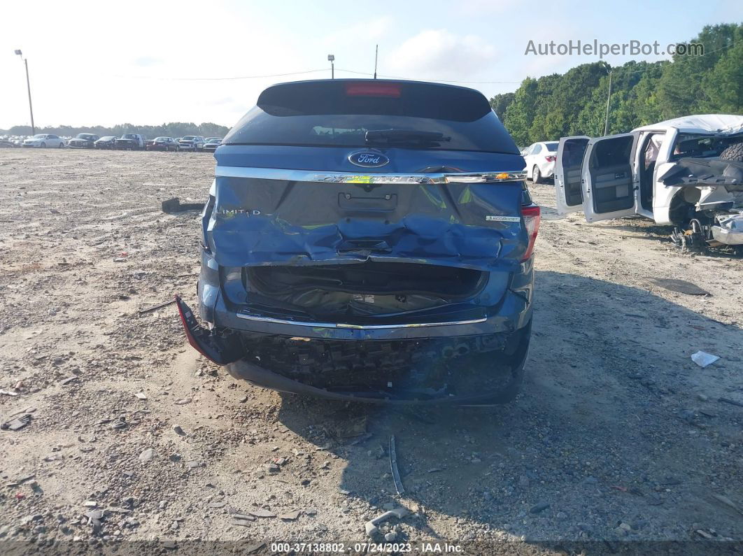 2018 Ford Explorer Limited Blue vin: 1FM5K7FH1JGB51083