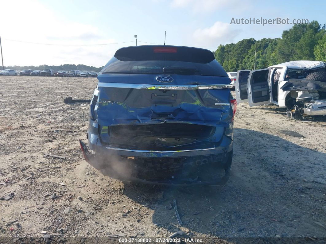 2018 Ford Explorer Limited Blue vin: 1FM5K7FH1JGB51083