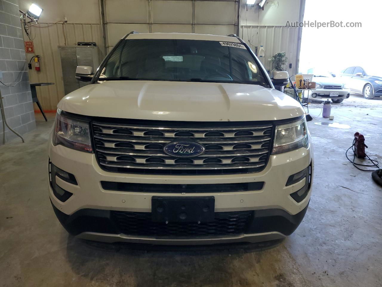 2017 Ford Explorer Limited White vin: 1FM5K7FH2HGB14473