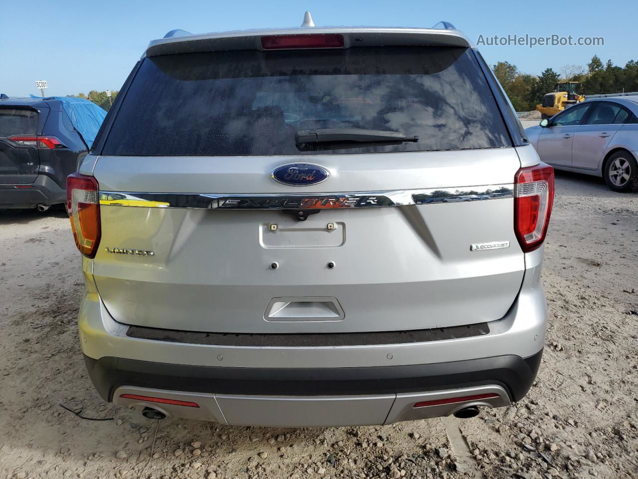 2017 Ford Explorer Limited Silver vin: 1FM5K7FH3HGB14420