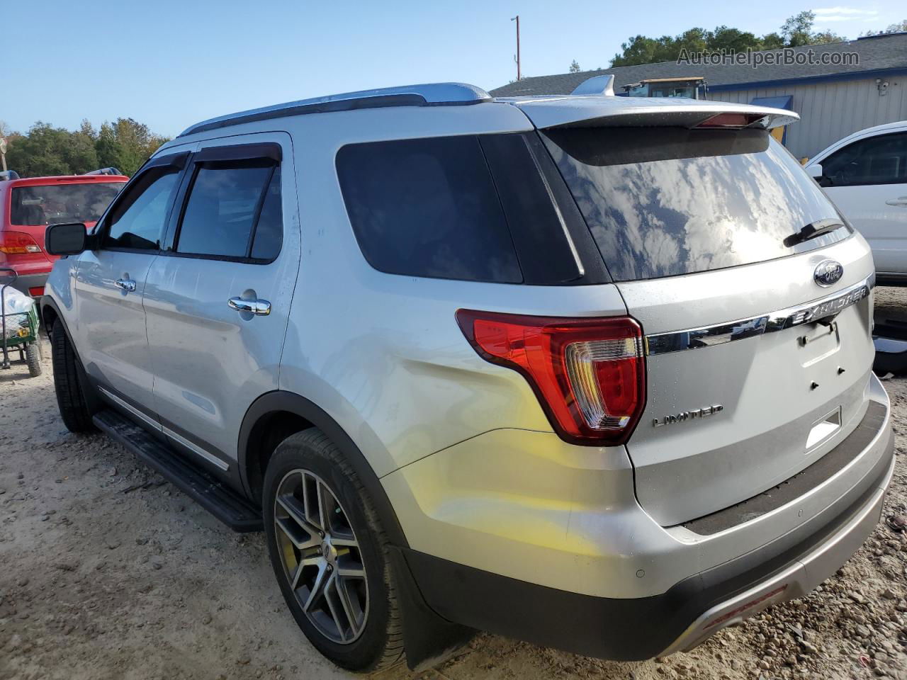 2017 Ford Explorer Limited Silver vin: 1FM5K7FH3HGB14420