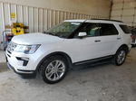 2018 Ford Explorer Limited White vin: 1FM5K7FH4JGC54420