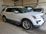 2018 Ford Explorer Limited White vin: 1FM5K7FH4JGC54420