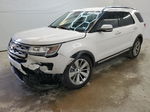 2018 Ford Explorer Limited White vin: 1FM5K7FH5JGC92772