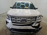 2018 Ford Explorer Limited White vin: 1FM5K7FH5JGC92772