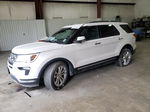 2018 Ford Explorer Limited White vin: 1FM5K7FH6JGA97697