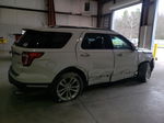 2018 Ford Explorer Limited White vin: 1FM5K7FH6JGA97697