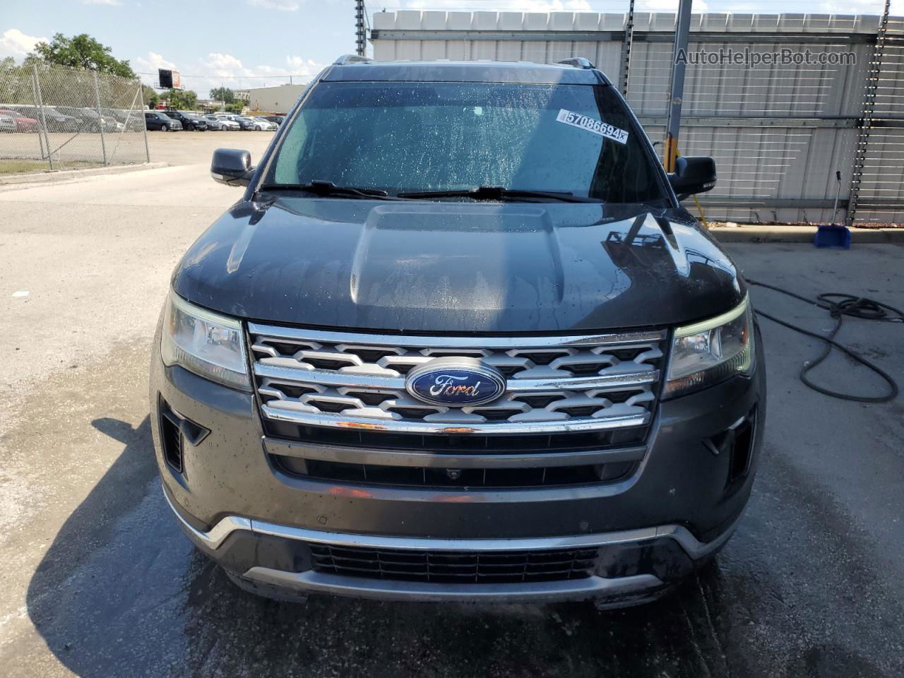 2018 Ford Explorer Limited Gray vin: 1FM5K7FH6JGC16865